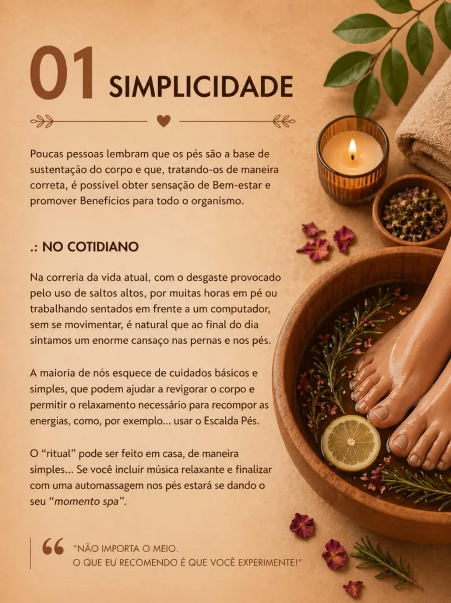 Prévia de uma página do Kit SPA em Casa